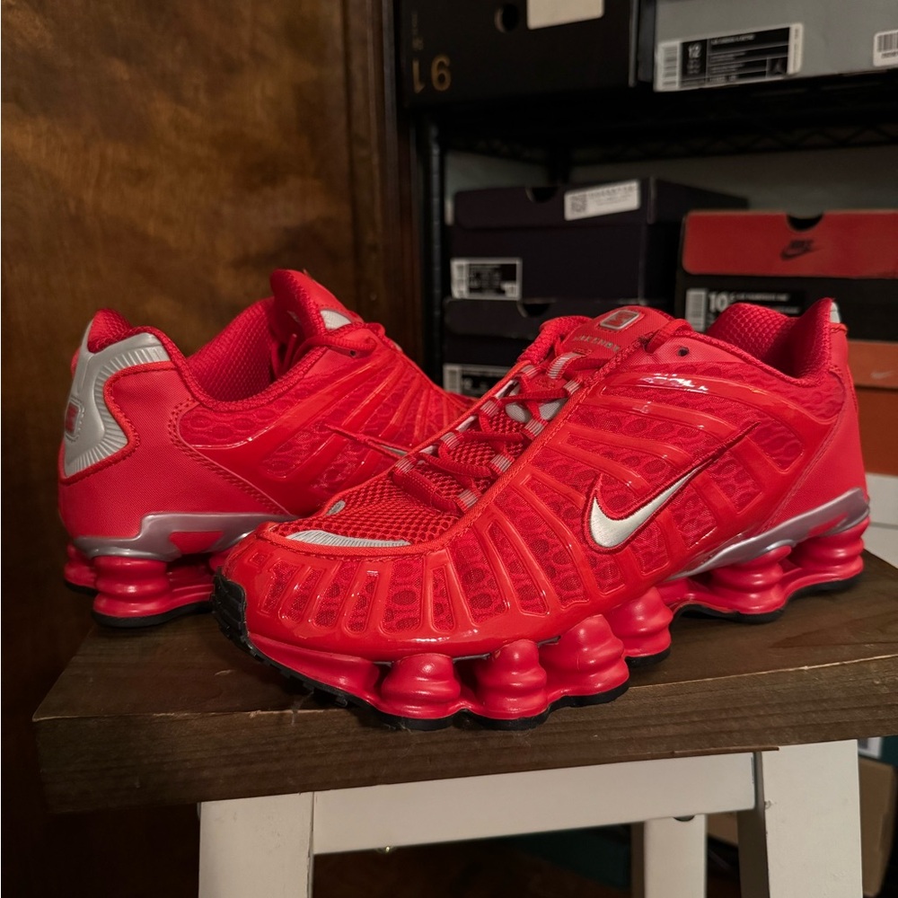 Nike Shox TL red/silver NEW size 12
